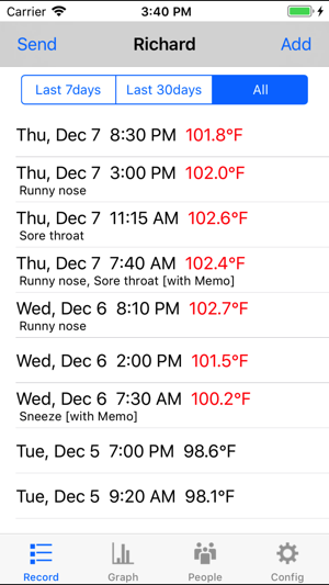 Body Temperature Recorder(圖2)-速報App