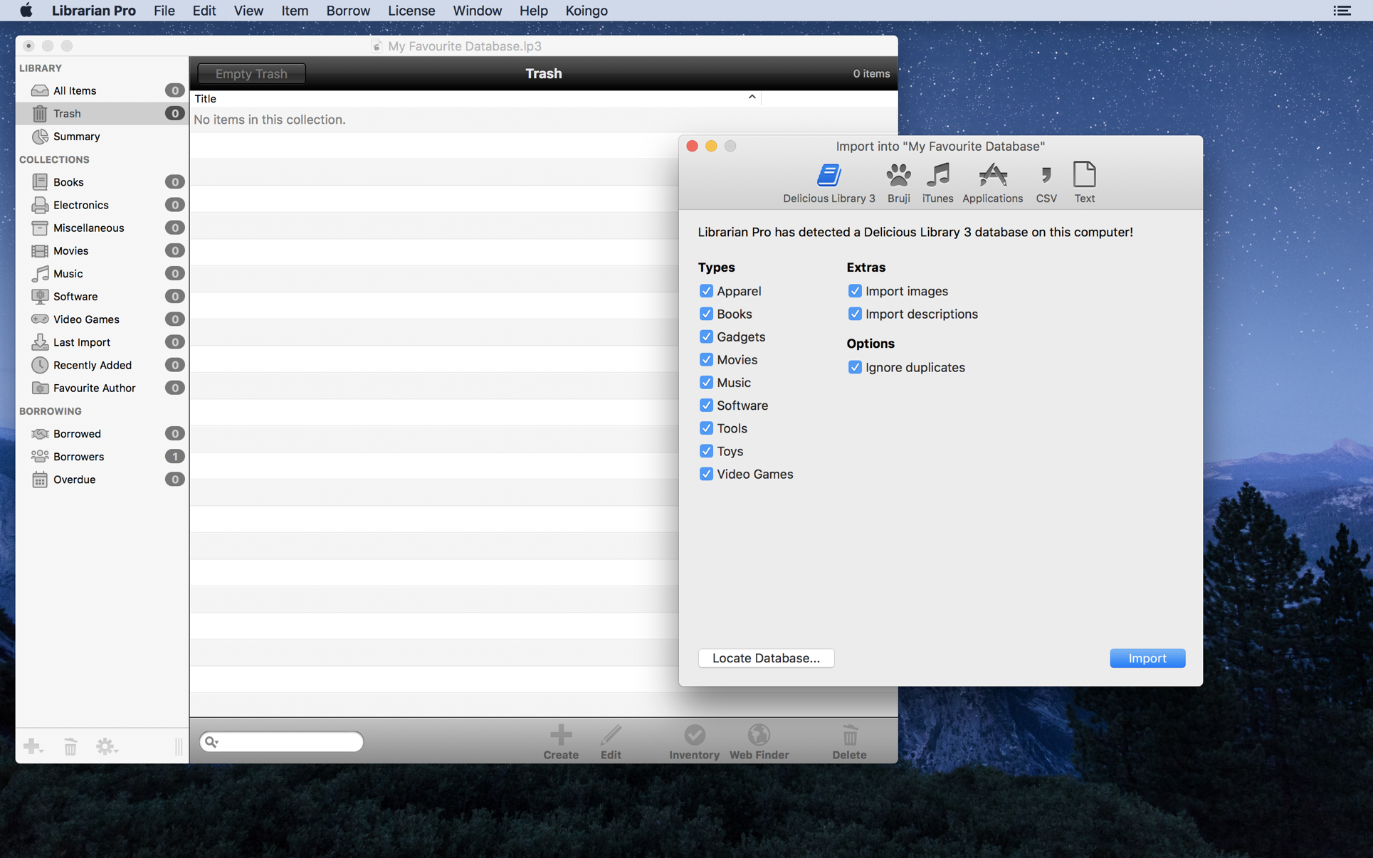 Librarian Pro for Mac 7.4 破解版 多媒体信息收集管理应用