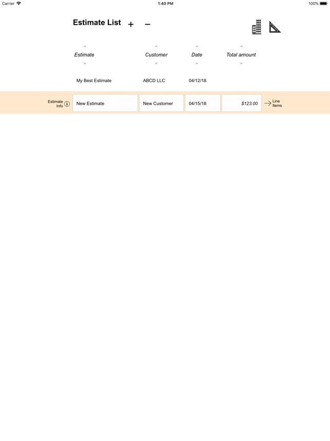 Outline estimator