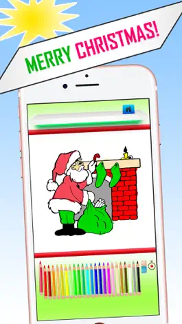 Game screenshot Christmas Coloring Book 4 Kids hack