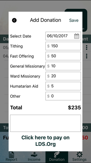 LDS Tithing Report(圖5)-速報App