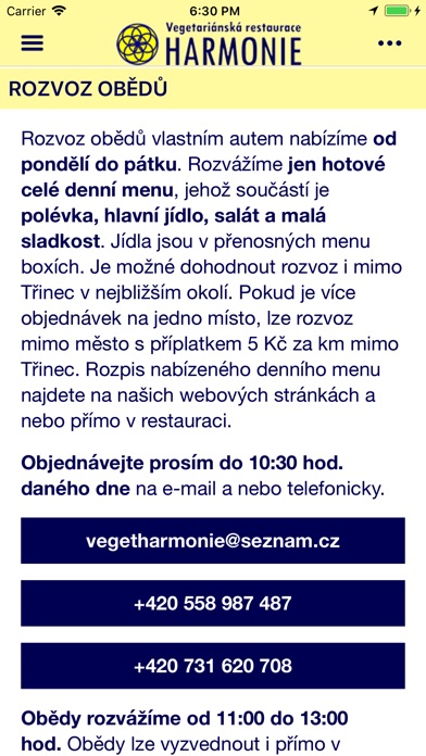 Restaurace Harmonie screenshot 3