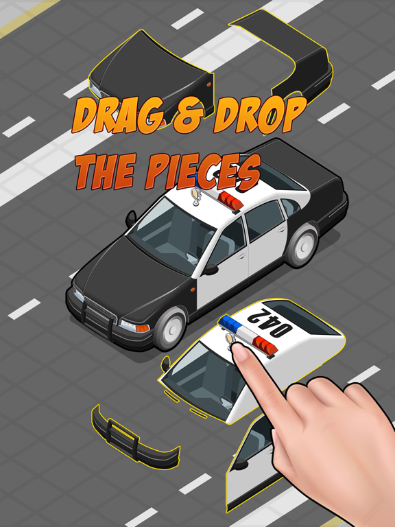 Car Puzzles Drag & Drop для iPad