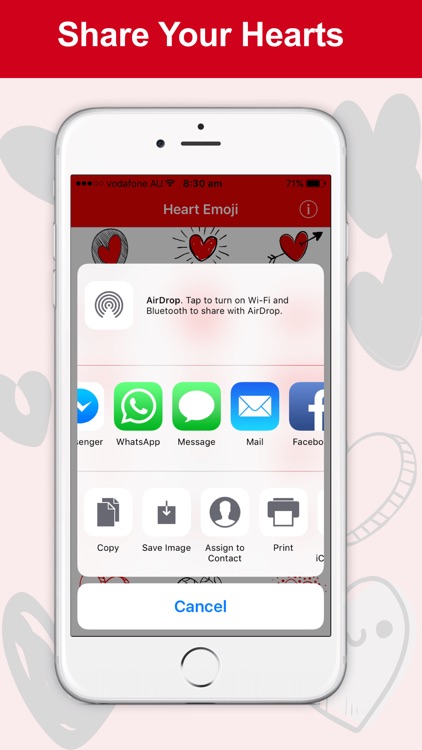 Heart Emoji - Cute Heart Stickers screenshot-3