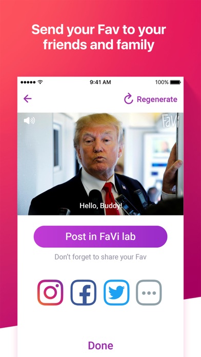FaVi — U type celebs Say screenshot 4