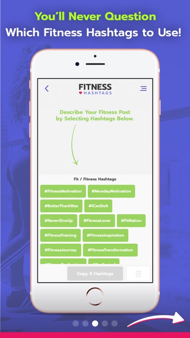 Fitness Hashtags App screenshot 3