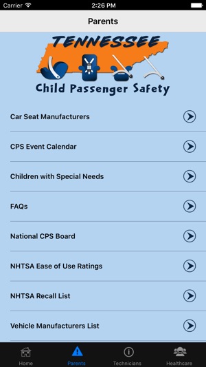 Tennessee Child Passenger Safety(圖2)-速報App