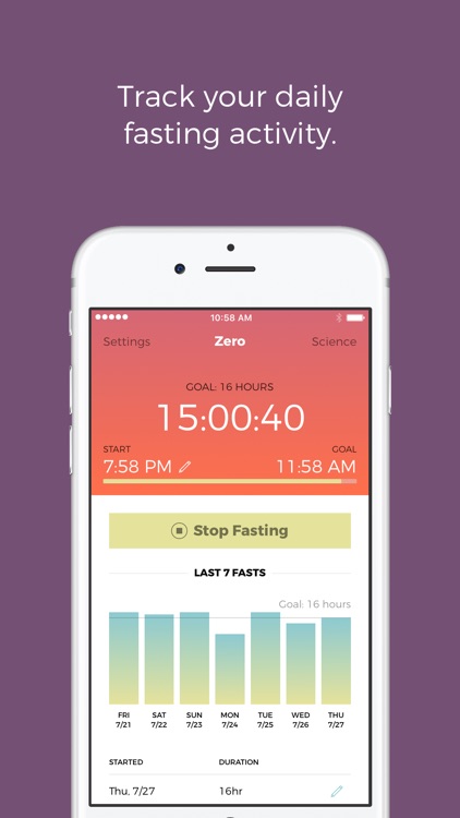 Zero - Fasting Tracker