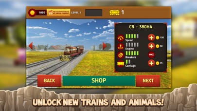 Animal Transporter Train Race screenshot 3