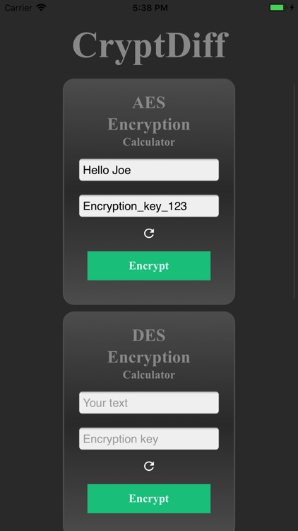 CryptDiff - Encrypt & Decrypt