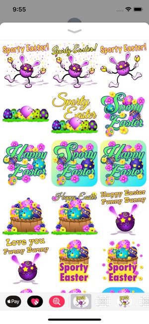 Easter Bowling Stickers(圖2)-速報App