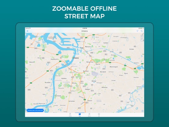 Antwerp Travel Guide with Offline Street Map screenshot 3