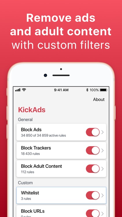 KickAds - Adblock Advanced screenshot-3