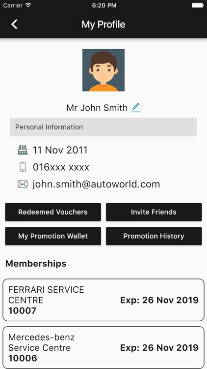 Autoworld Membership