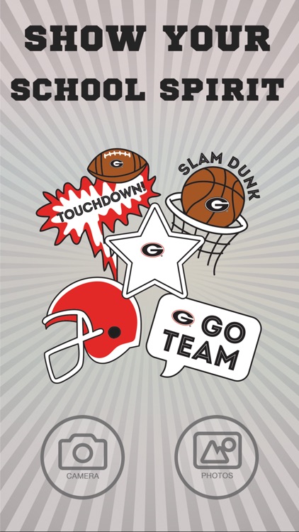 Georgia Bulldogs Selfie Stickers