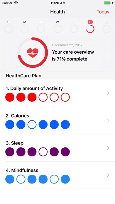 Fitness tracker daily activity screenshot 2