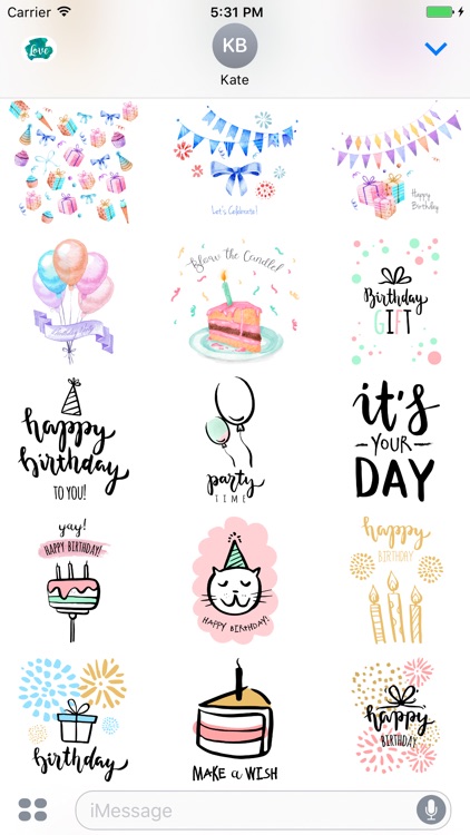 Watercolor Emoji Stickers for iMessage & WhatsApp screenshot-4