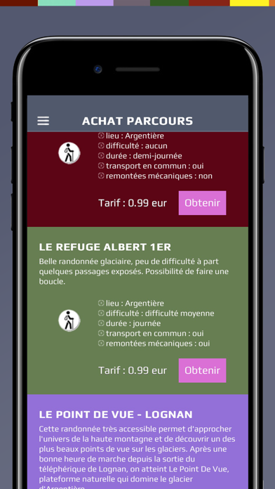 cham'app - chamonix screenshot 2