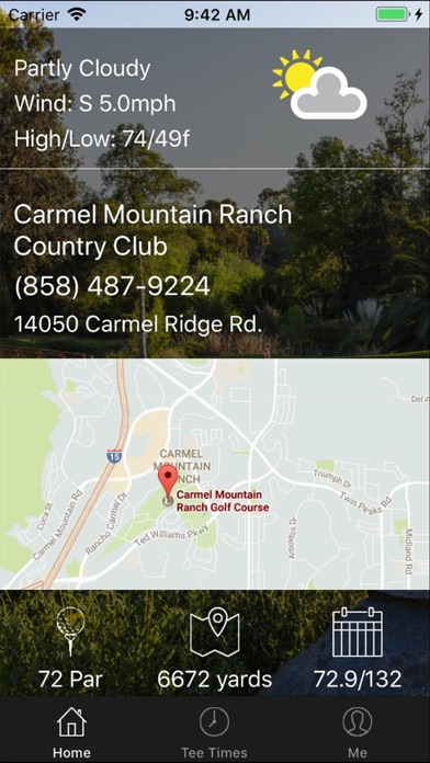 Carmel Mountain Golf Tee Times screenshot 2