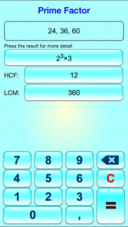 Math Tool - Prime Factor