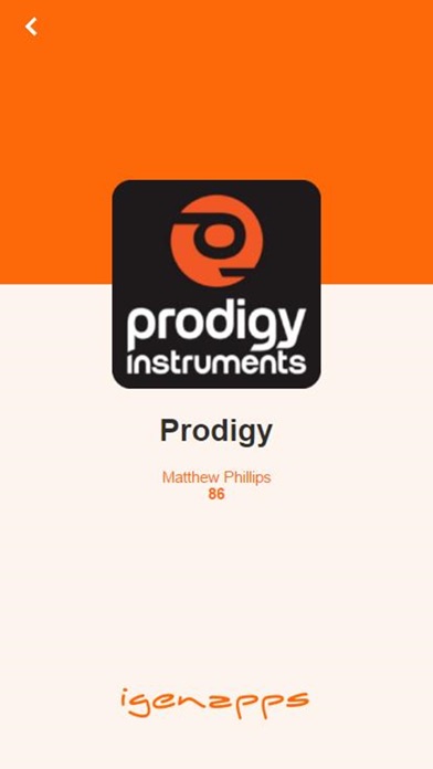 Prodigy Instruments screenshot 2