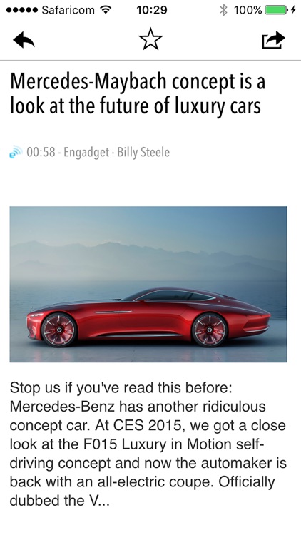 NewsBar RSS reader