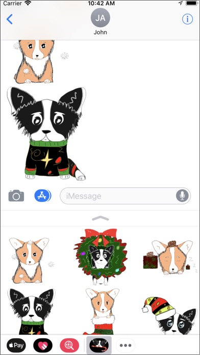 Cute Corgi Christmas screenshot 4