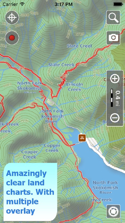 Olympic NP Hiking Trails GPS screenshot-0