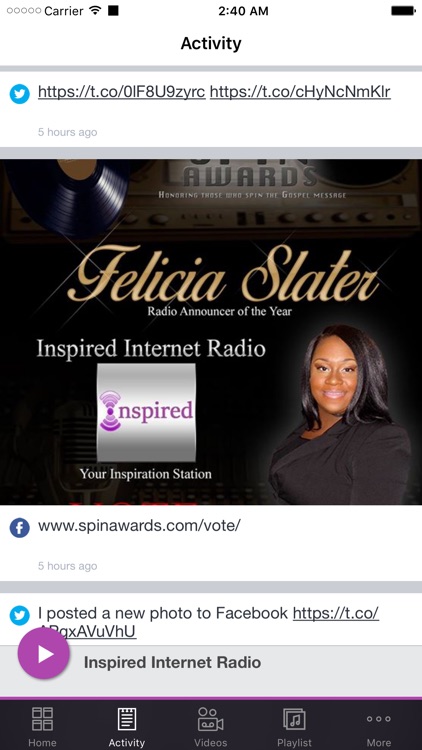 Inspired Internet Radio