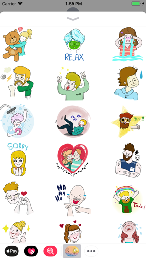 Couple Stickers For Imessage(圖5)-速報App