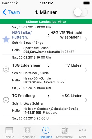 HSG Lollar/Ruttershausen screenshot 2