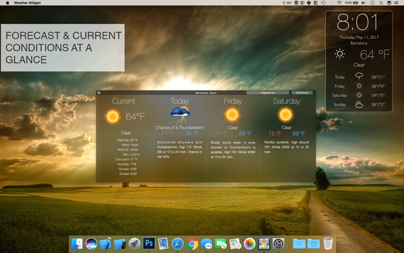weather widget for mac