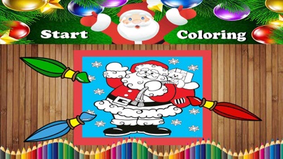 Santa Color Book-Draw & Color screenshot 4