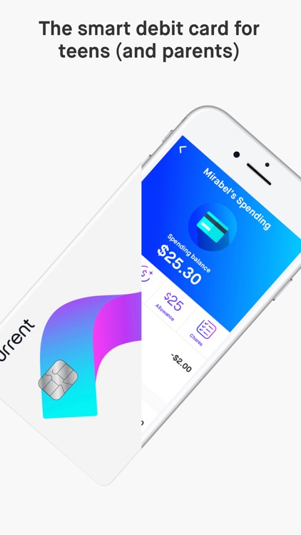 Current - The smart debit card for teens & parents screenshot-0