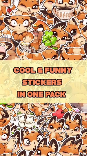 Amber The Fox Emoji Stickers(圖1)-速報App