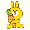 Yellow Bunny Animated Stickers