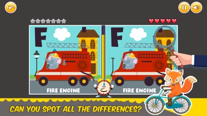 Find Differences alphabet game screenshot 2