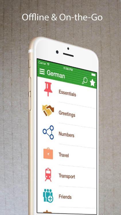 Learn German Phrasebook Lite + screenshot-4