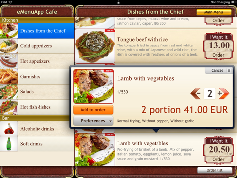 eMenuApp Digital Menu screenshot 3