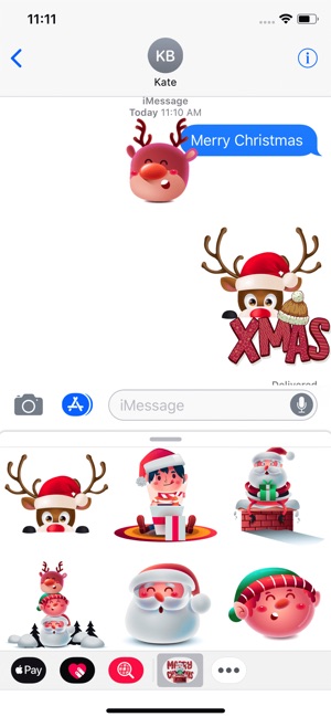 Hey Merry Christmas Stickers(圖1)-速報App