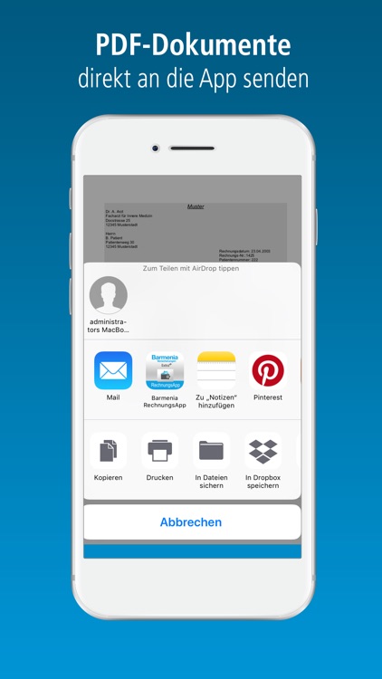 Barmenia RechnungsApp screenshot-4