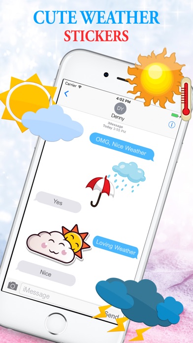 Lovely Weather Stickers screenshot 4