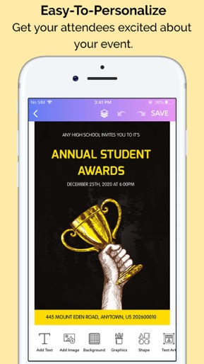 Invitation Maker & Event RSVP screenshot 4