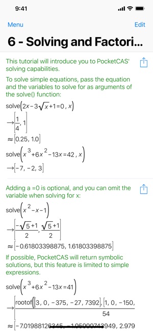 PocketCAS: Mathematics Toolkit(圖6)-速報App