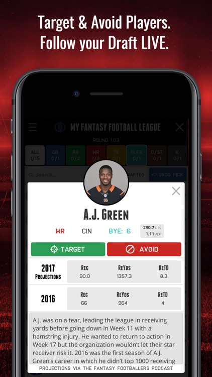 Fantasy Football Draft Day 2017