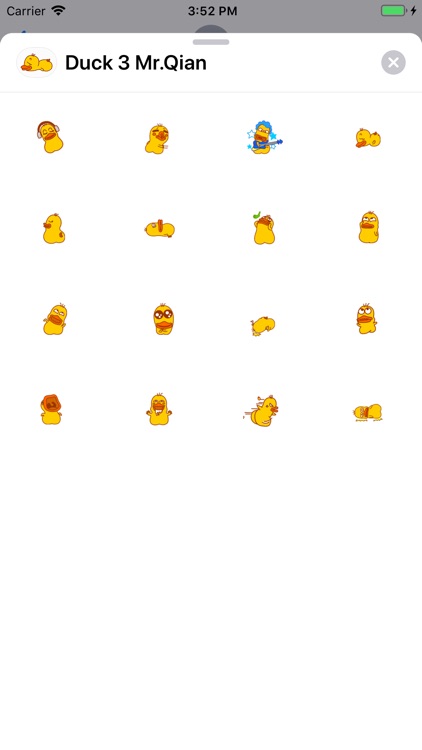 Small Duck 3 Mr.Qian Sticker