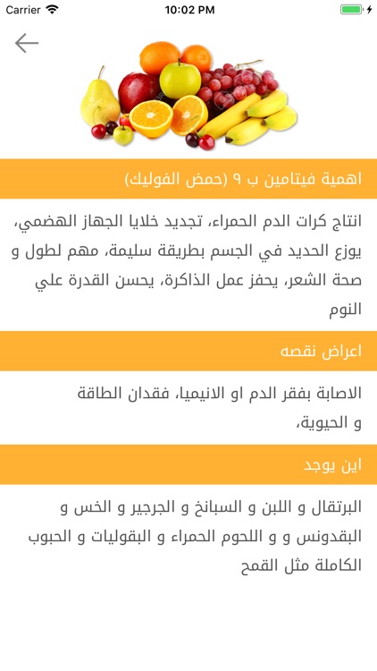 دليل الفيتامينات و المعادن