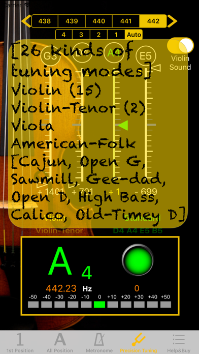 Violin Tuner - Pitch screenshot 3