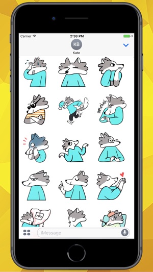 Frank The Wolf Stickers(圖2)-速報App