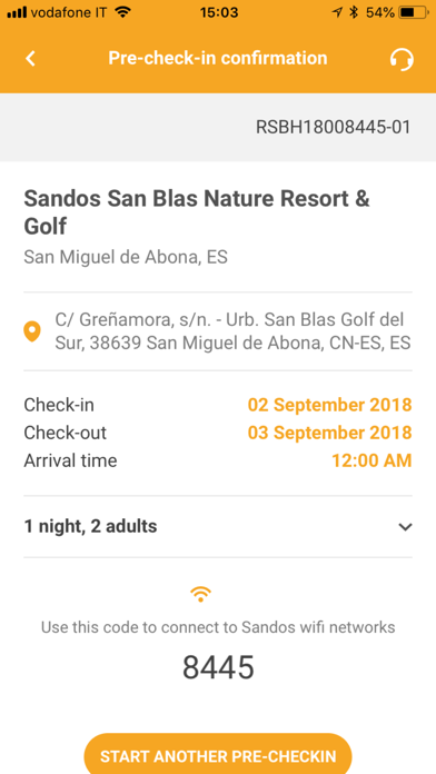 Online Check-in - Sandos App screenshot 4
